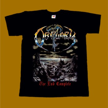 OBITUARY T-SHIRT - THE END COMPLETE