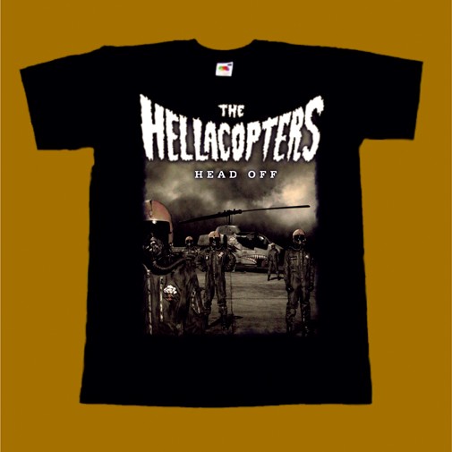 THE HELLACOPTERS T-SHIRT - HEAD OFF
