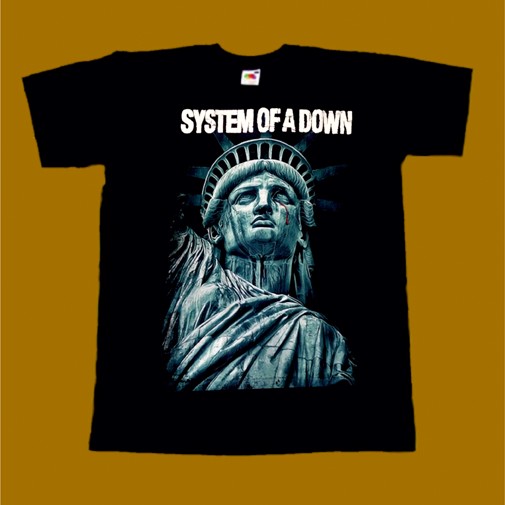 SYSTEM OF A DOWN T-SHIRT - SAD STATUE