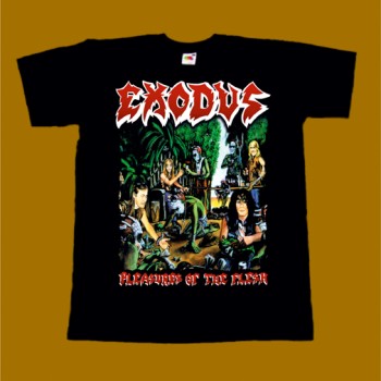 EXODUS T-SHIRT - PLEASURES OF THE FLESH