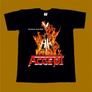 ACCEPT T-SHIRT - RESTLESS AND WILD