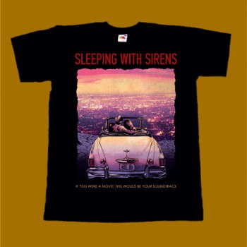SLEEPING WITH SIRENS T-SHIRT - IF YOU WERE A MOVIE