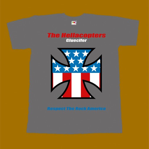 THE HELLACOPTERS T-SHIRT - GLUECIFER
