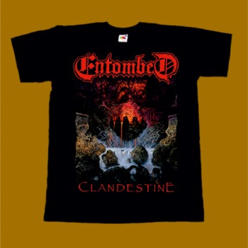 ENTOMBED T-SHIRT - CLANDESTINE