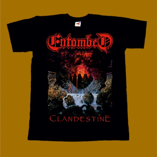 ENTOMBED T-SHIRT - CLANDESTINE
