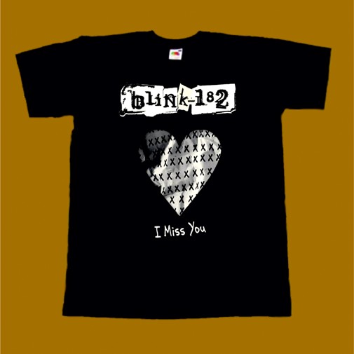 BLINK-182 T-SHIRT - I MISS YOU