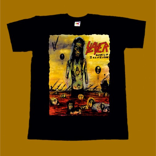 SLAYER T-SHIRT - CHRIST ILLUSION