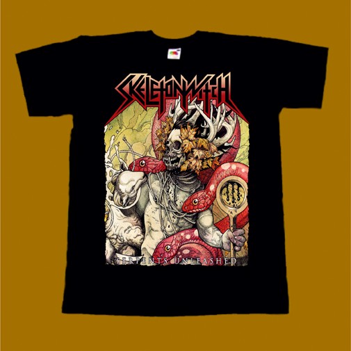 SKELETONWITCH T-SHIRT - SERPENTS UNLEASHED