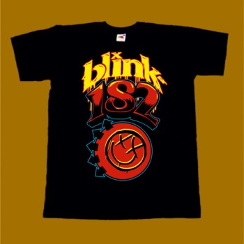 BLINK-182 T-SHIRT - ART LOGO