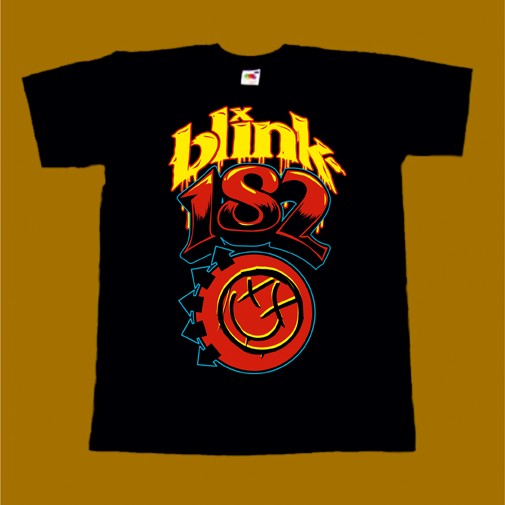 BLINK-182 T-SHIRT - ART LOGO