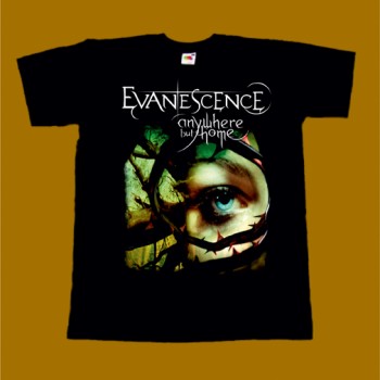 EVANESCENCE T-SHIRT - ANYWHERE BUT HOME