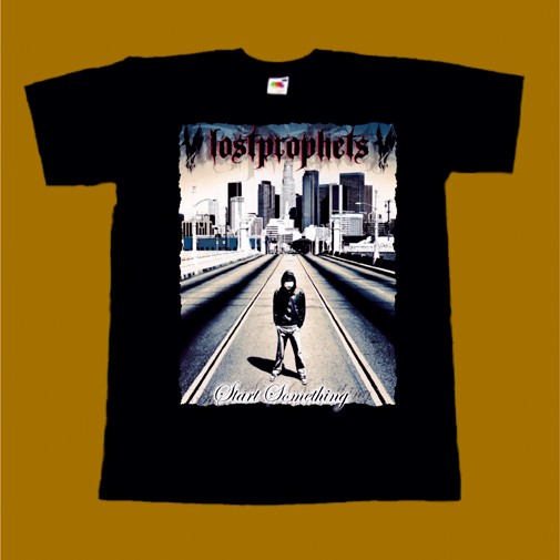 LOSTPROPHETS T-SHIRT- START SOMETHING
