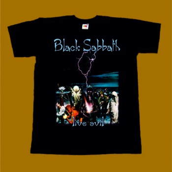 BLACK SABBATH T-SHIRT - LIVE EVIL