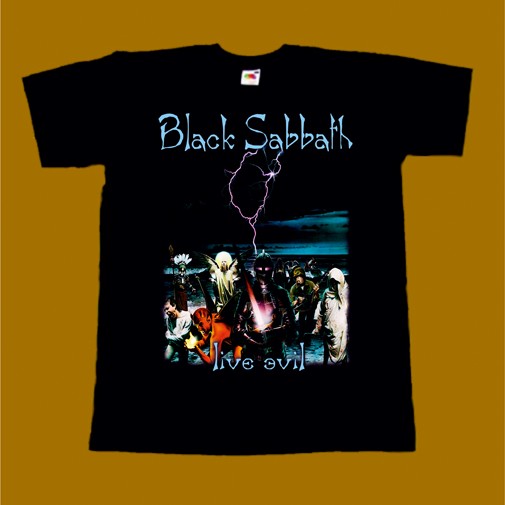 BLACK SABBATH T-SHIRT - LIVE EVIL