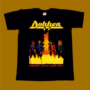 DOKKEN T-SHIRT - UNDER LOCK AND KEY