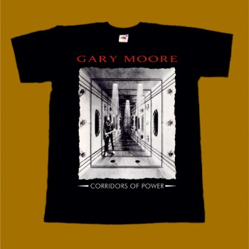 GARY MOORE T-SHIRT - CORRIDORS OF POWER