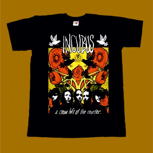 INCUBUS T-SHIRT - A CROW LEFT OF THE MURDER
