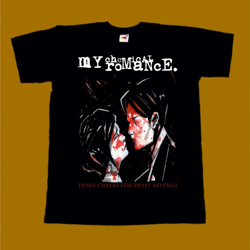 MY CHEMICAL ROMANCE T-SHIRT - THREE CHEERS FOR SWEET REVENGE
