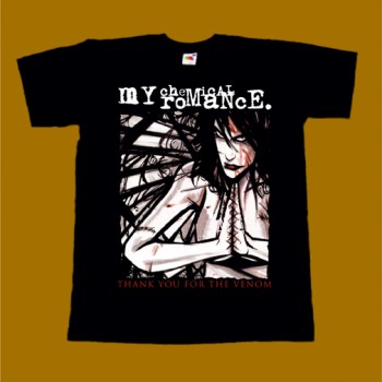 MY CHEMICAL ROMANCE T-SHIRT - THANK YOU FOR THE VENOM