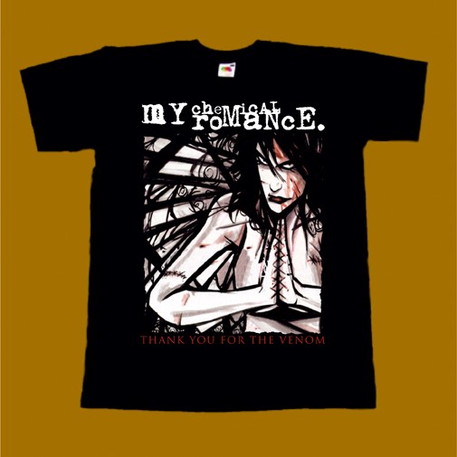 MY CHEMICAL ROMANCE T-SHIRT - THANK YOU FOR THE VENOM