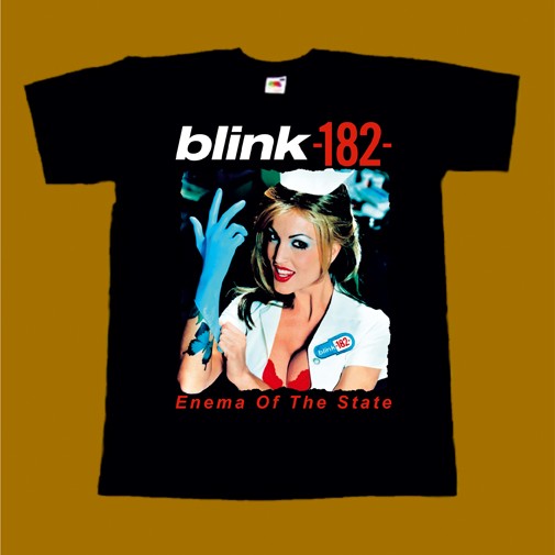 BLINK-182 T-SHIRT - ENEMA OF THE STATE