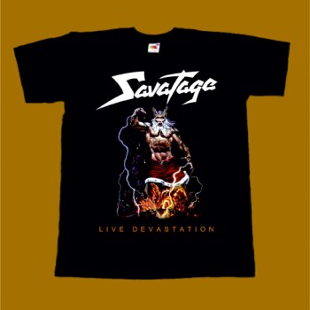 SAVATAGE T-SHIRT - LIVE DEVASTATION