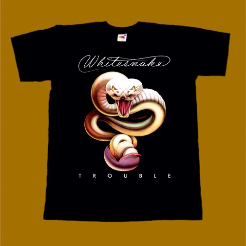WHITESNAKE T-SHIRT - TROUBLE