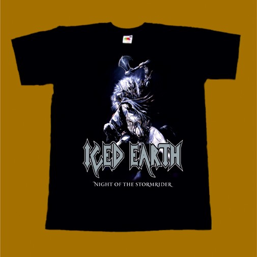 ICED EARTH T-SHIRT - NIGHT OF THE STORMRIDER 2