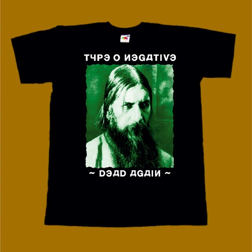 TYPE O NEGATIVE T-SHIRT - DEAD AGAIN