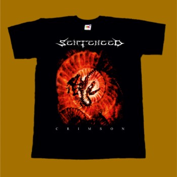 SENTENCED T-SHIRT - CRIMSON