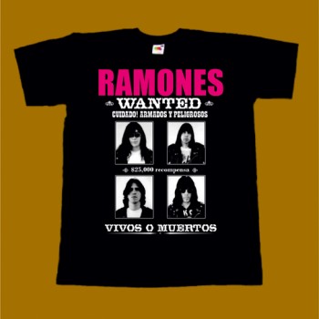 RAMONES T-SHIRT - WANTED