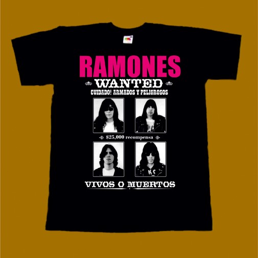 RAMONES T-SHIRT - WANTED
