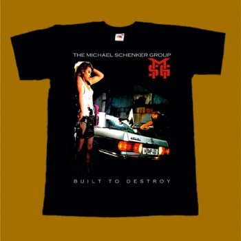 THE MICHAEL SCHENKER GROUP T-SHIRT - BUILT TO DESTROY