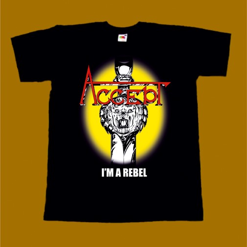 ACCEPT T-SHIRT - IM A REBEL