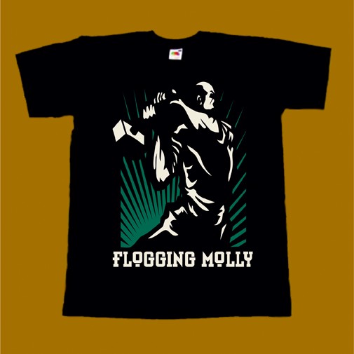 FLOGGING MOLLY T-SHIRT - HAMMER