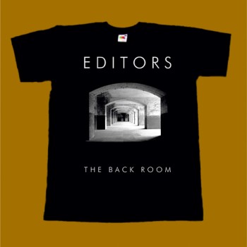 EDITORS T-SHIRT - THE BACK ROOM