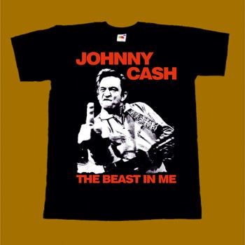 JOHNNY CASH T-SHIRT - THE BEAST IN ME