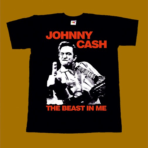 JOHNNY CASH T-SHIRT - THE BEAST IN ME