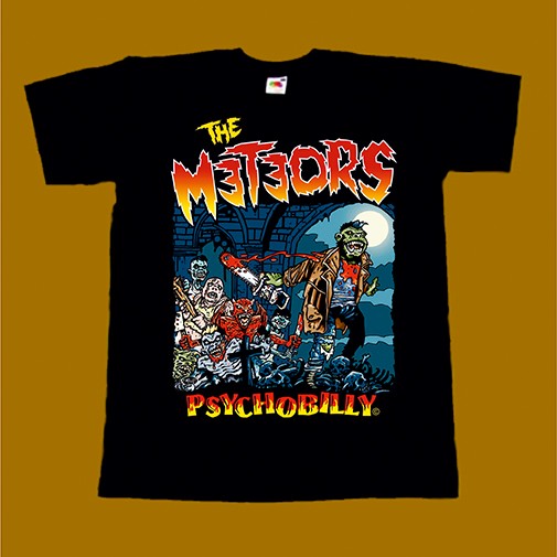 THE METEORS T-SHIRT - PSYCHOBILLY