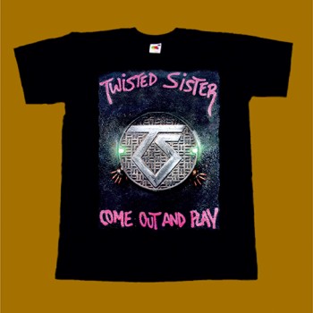 TWISTED SISTER T-SHIRT - COME OUT AND PLAY
