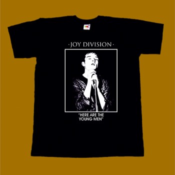 JOY DIVISION T-SHIRT - HERE ARE THE YOUNG MEN