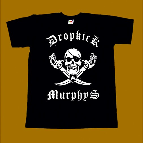 DROPKICK MURPHYS T-SHIRT - SKULL