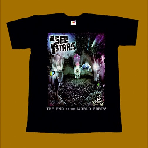 I SEE STARS T-SHIRT - THE END OF THE WORLD PARTY
