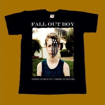 FALL OUT BOY T-SHIRT - AMERICAN BEAUTY AMERICAN PSYCHO
