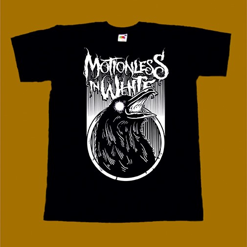 MOTIONLESS IN WHITE T-SHIRT - RAVEN