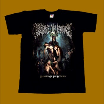 CRADLE OF FILTH T-SHIRT - HAMMER OF THE WITCHES