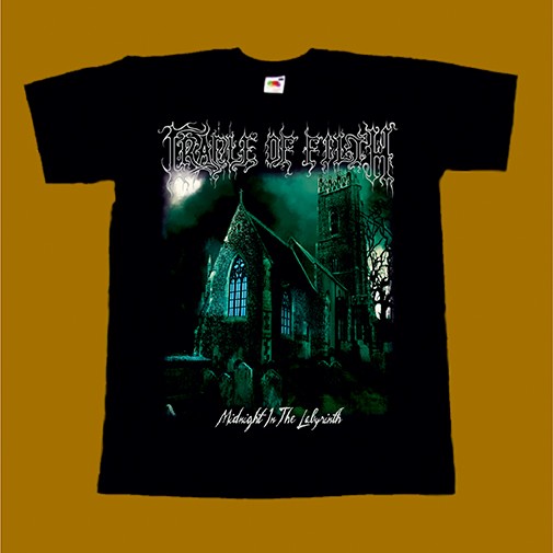 CRADLE OF FILTH T-SHIRT - MIDNIGHT IN THE LABYRINTH