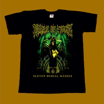 CRADLE OF FILTH T-SHIRT - ELEVEN BURIAL MASSES
