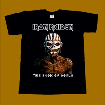 IRON MAIDEN T-SHIRT - THE BOOK OF SOULS 