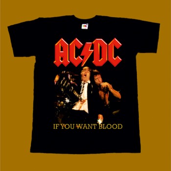 AC / DC T-SHIRT - IF YOU WANT BLOOD